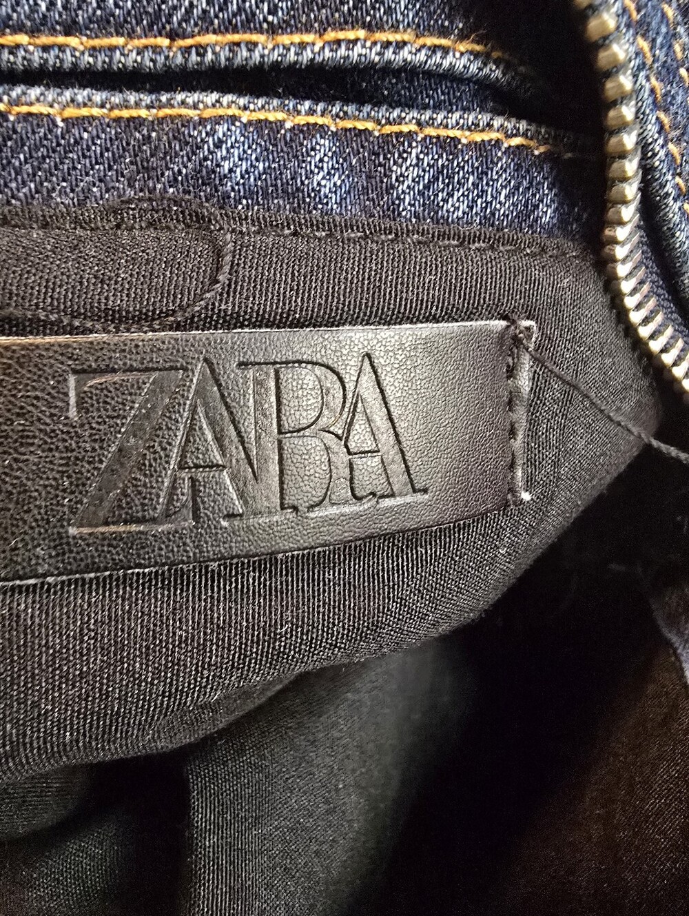 ZARA Dark Denim hobo bag - Picture 6 of 12